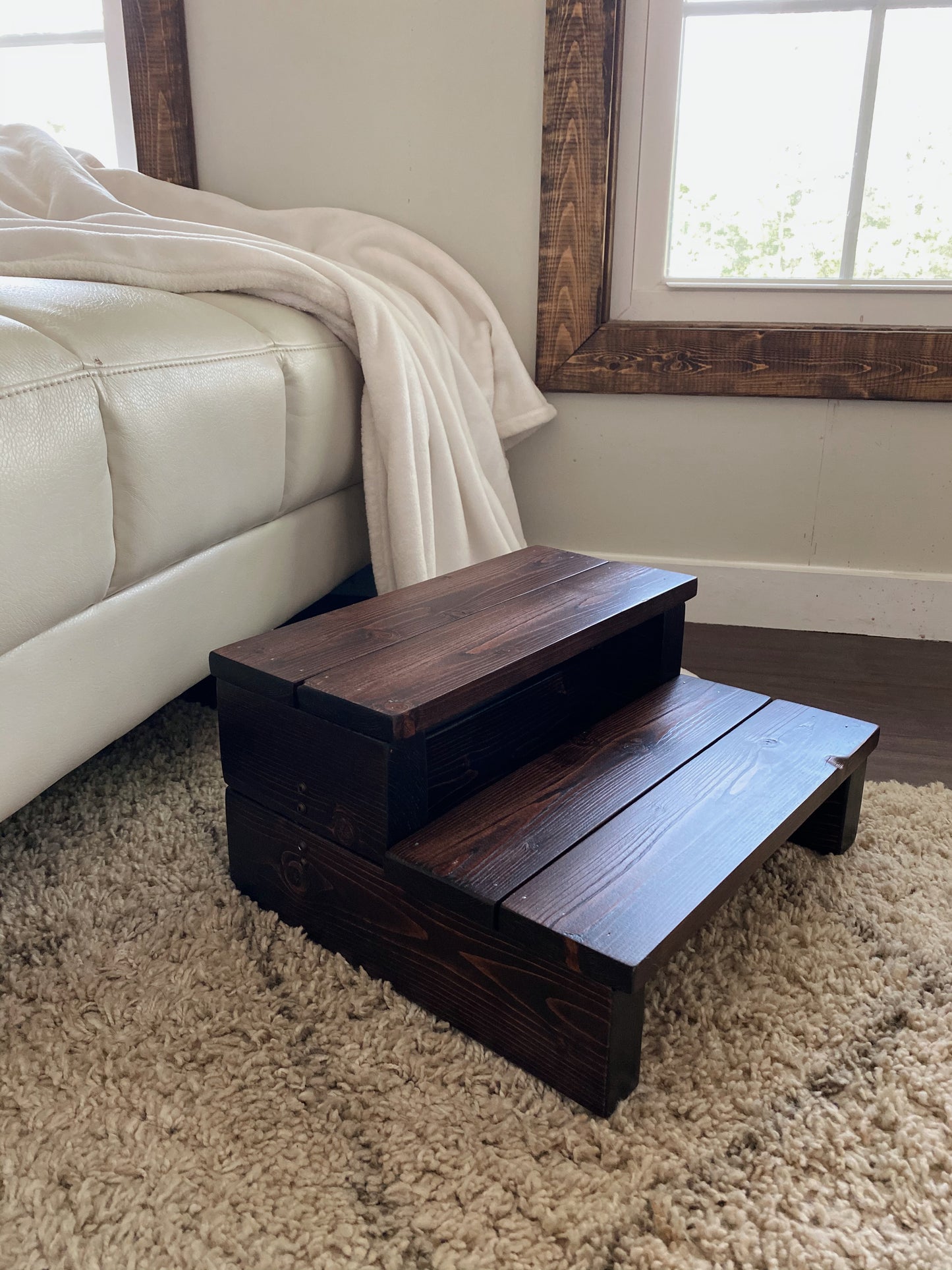 Mahogany Red Step Stool
