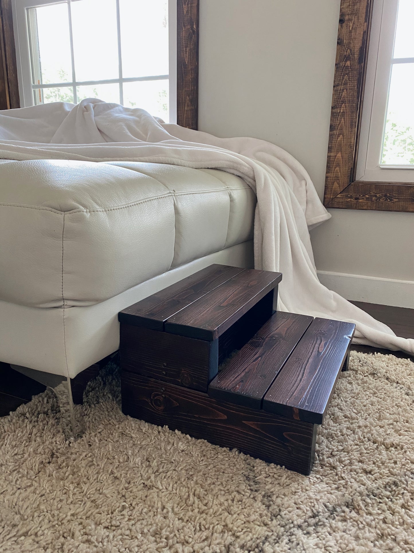 Mahogany Red Step Stool