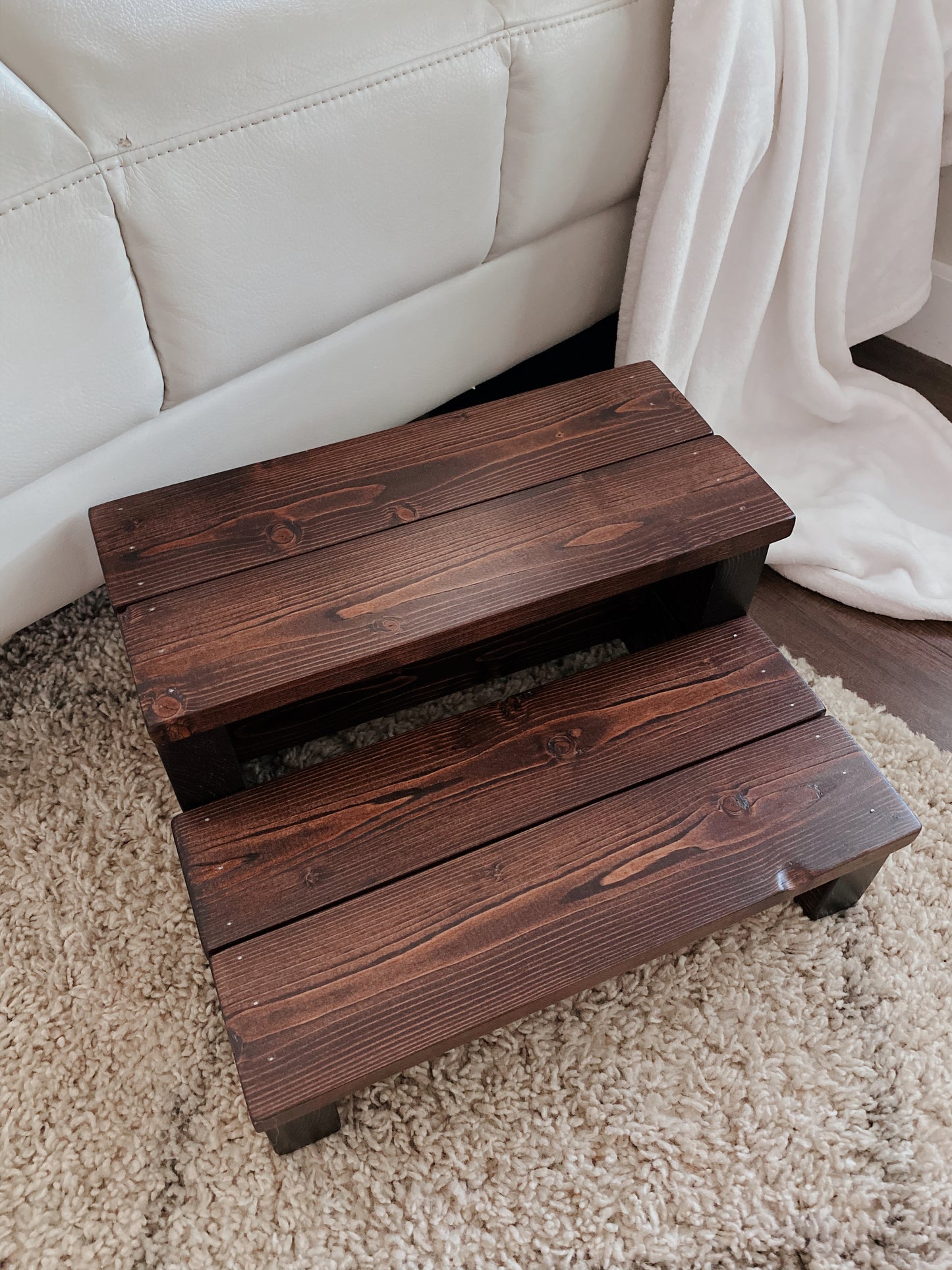 Mahogany Red Step Stool